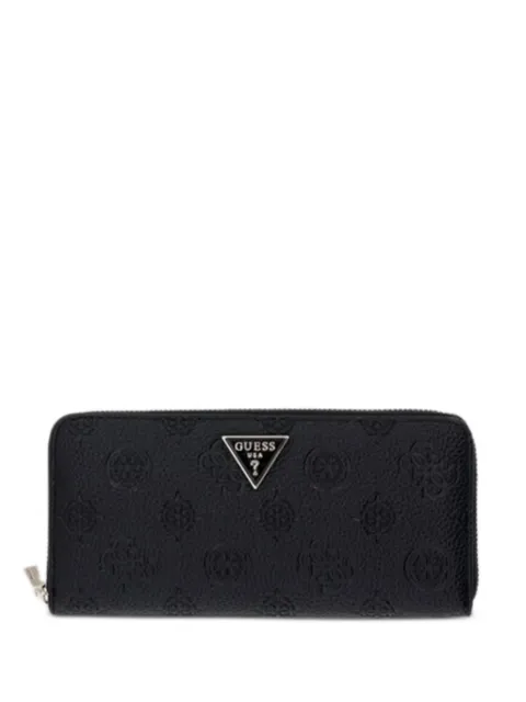 GUESS USA maxi Cresidia embossed zip wallet