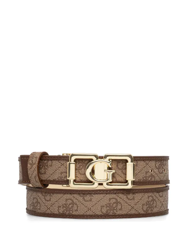 New GUESS Alexie 4g logo belt Guess Women Alexie Belt,Color Browns,Size S: Buy Online at  main image 2