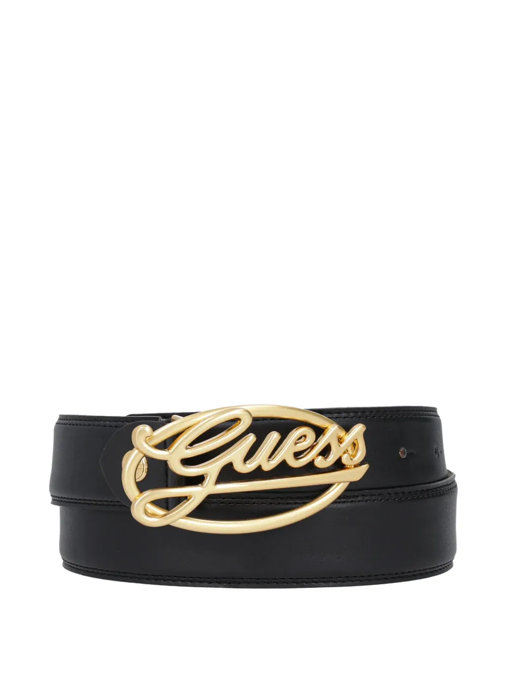 GUESS USA logo-buckle belt - Nero