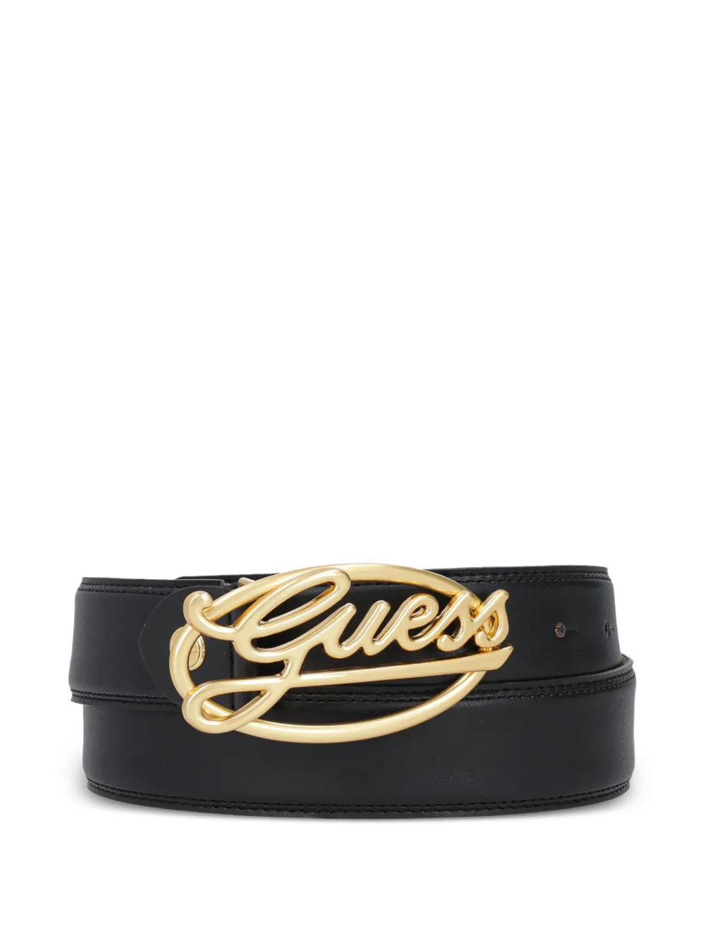 GUESS USA logo-buckle belt - Nero