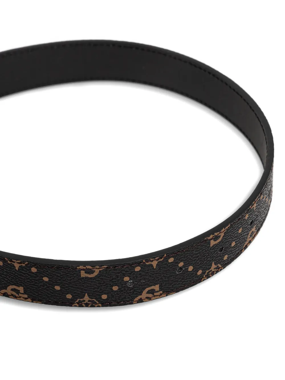 GUESS USA Carrie riem met logoplakkaat Bruin