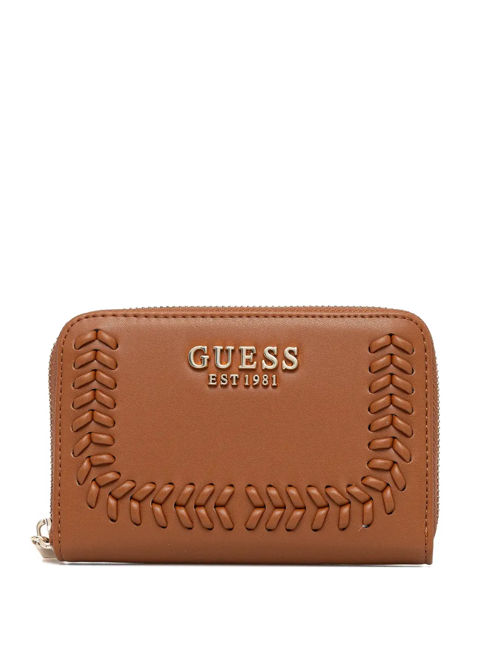 GUESS USA Portafoglio Tatum con zip - Marrone