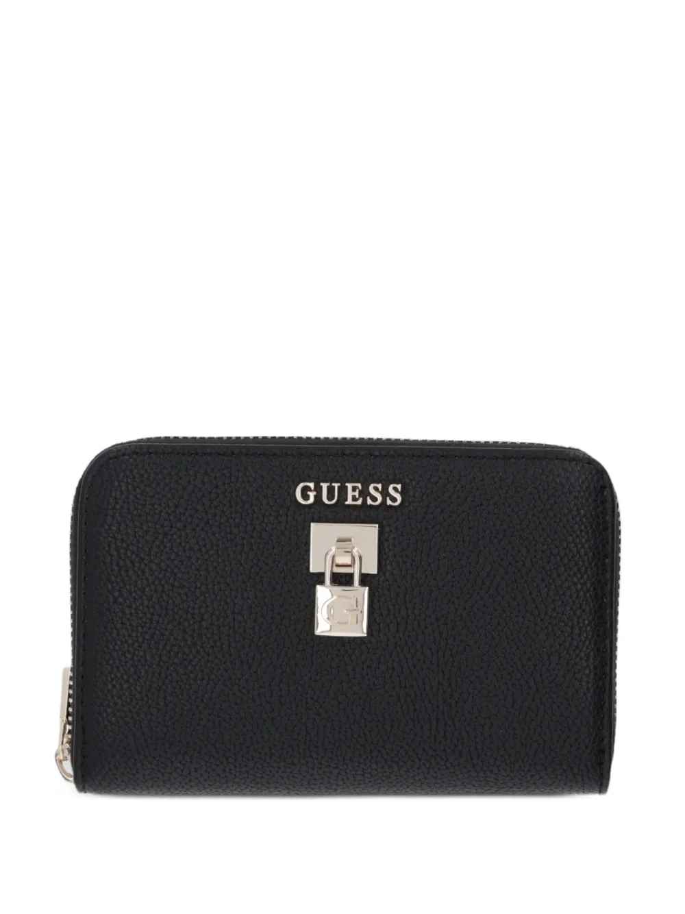 GUESS USA Yesba padlock zip-fastening wallet - Nero