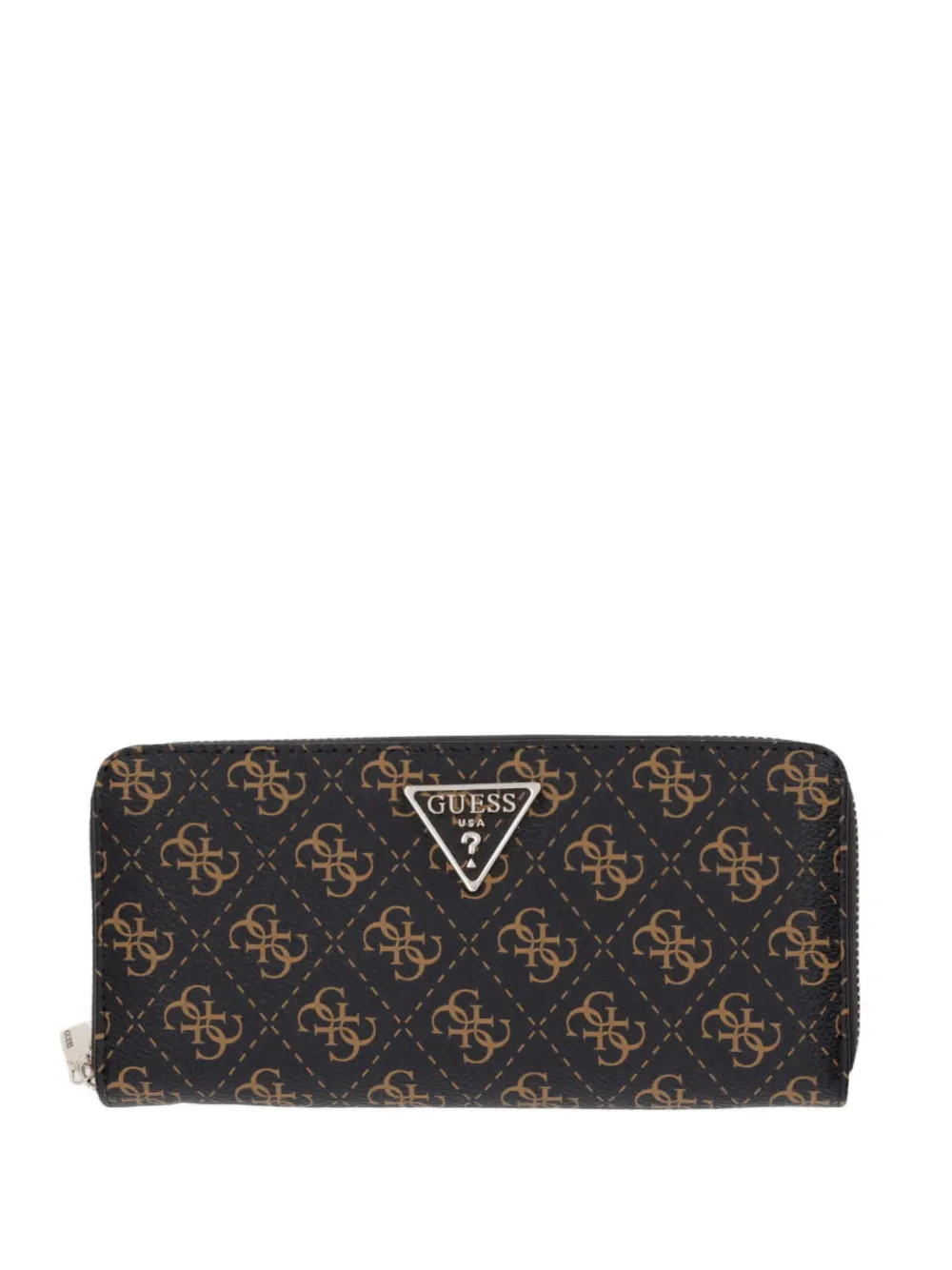 GUESS USA patterned wallet - Marrone