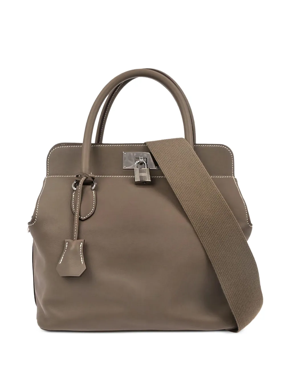 Hermès Pre-Owned 2015 top handle leather handbag - Marrone