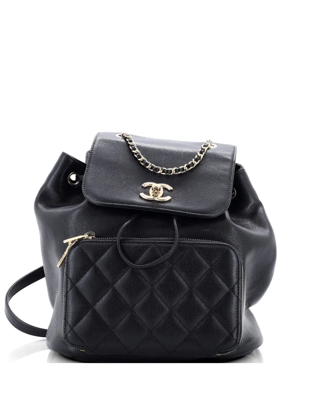 CHANEL Pre-Owned Business Affinity Caviar Small backpack - Nero