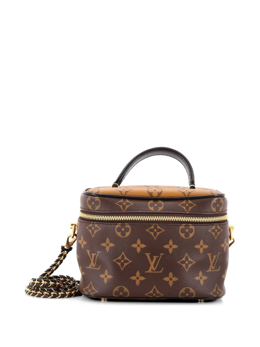Louis Vuitton Pre-Owned Vanity Handbag Reverse Monogram Canvas PM satchel - Brown