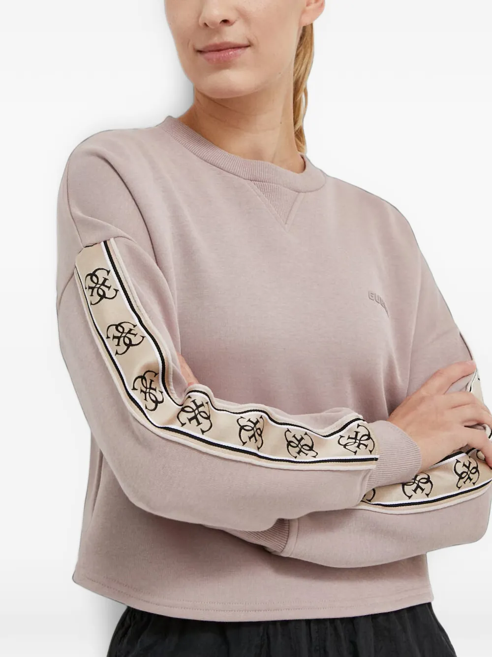 GUESS USA Sweater met logo Roze