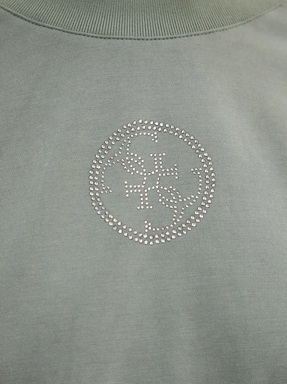 GUESS USA Verfraaide sweater met ballonmouwen Groen