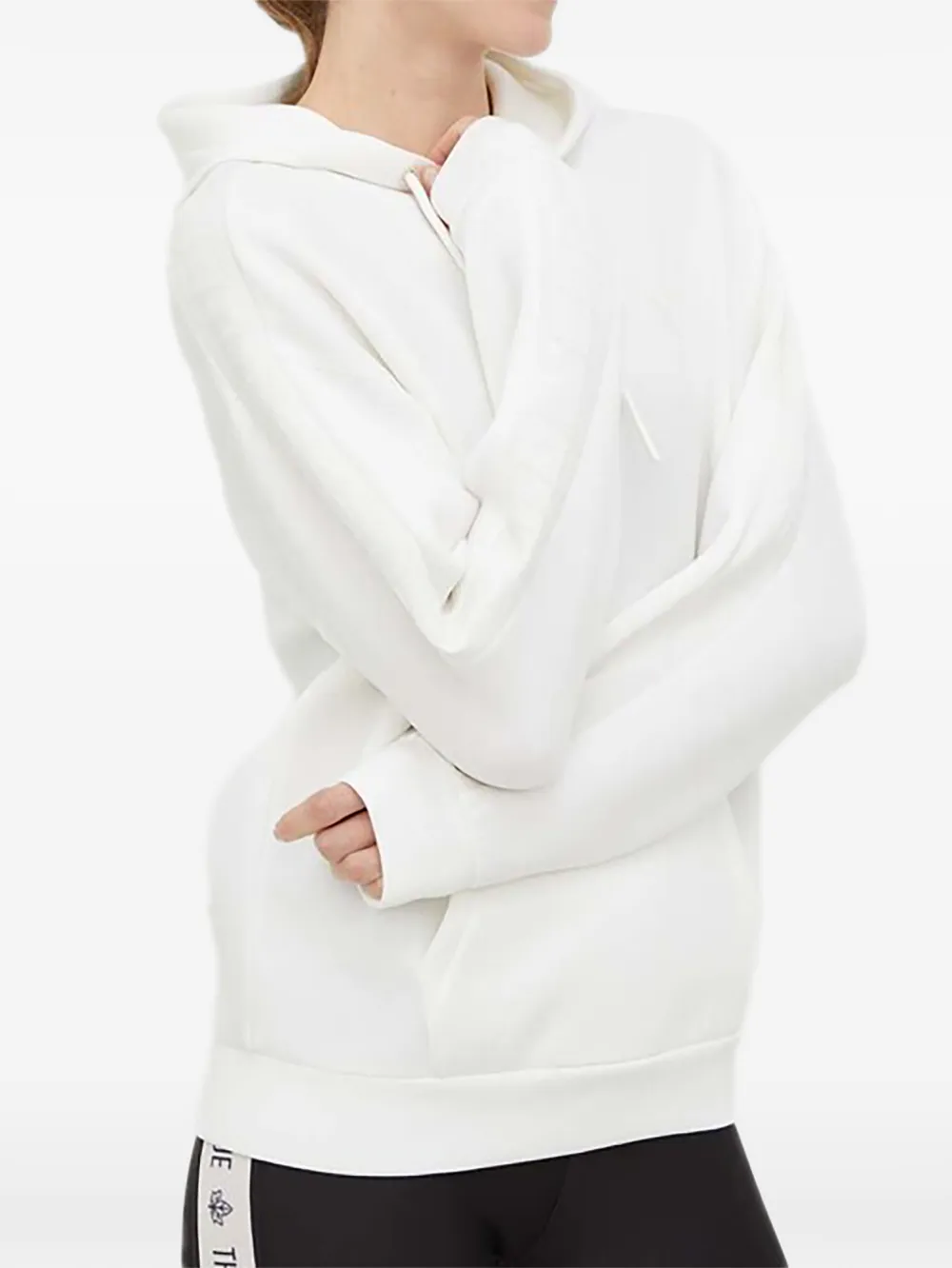 GUESS USA logo-detail hoodie - Bianco