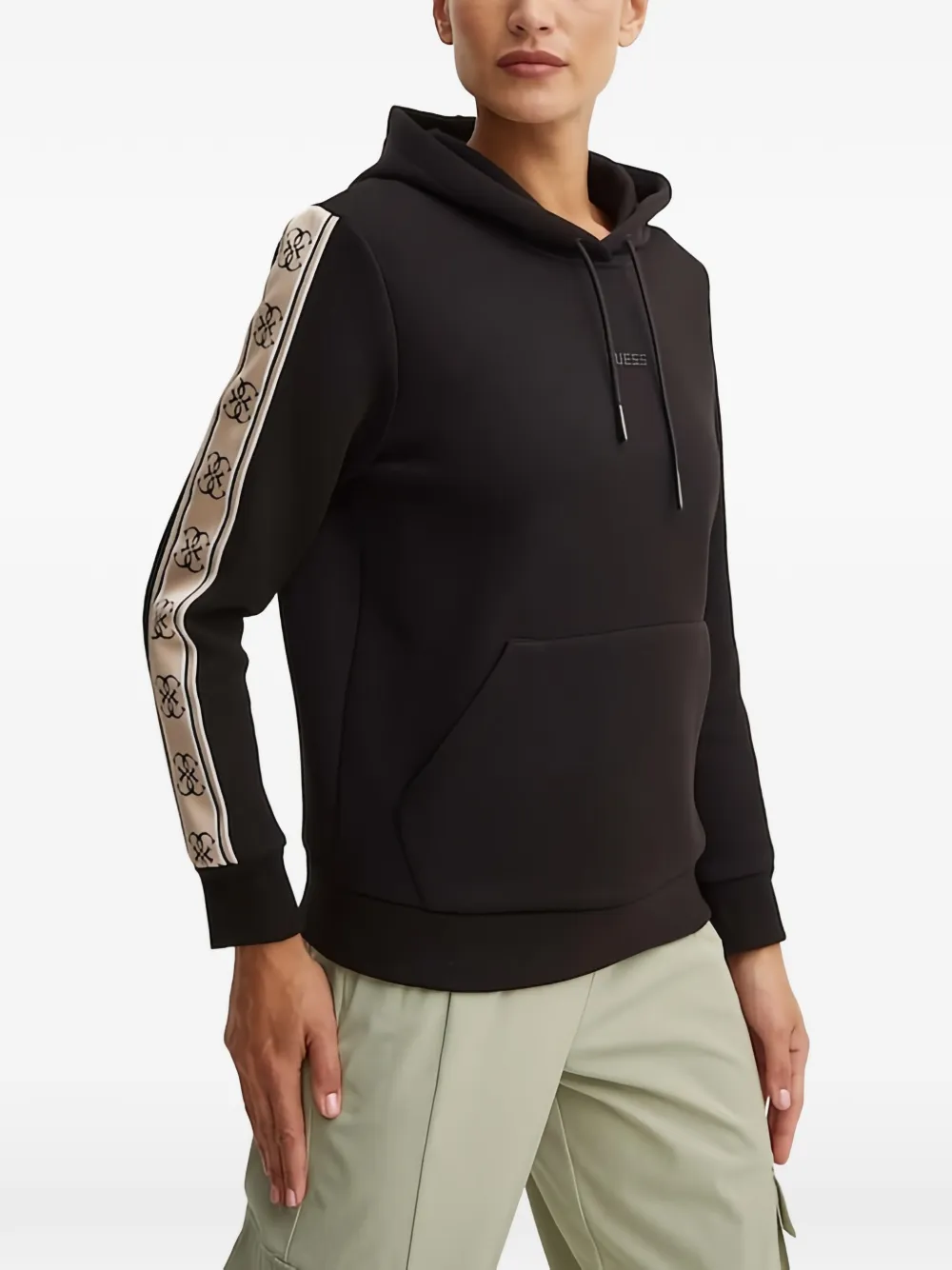 GUESS USA logo-print hoodie - Nero