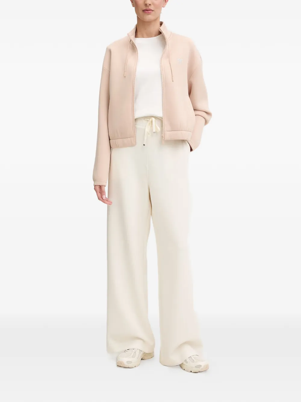 GUESS USA Sweater met rits Beige