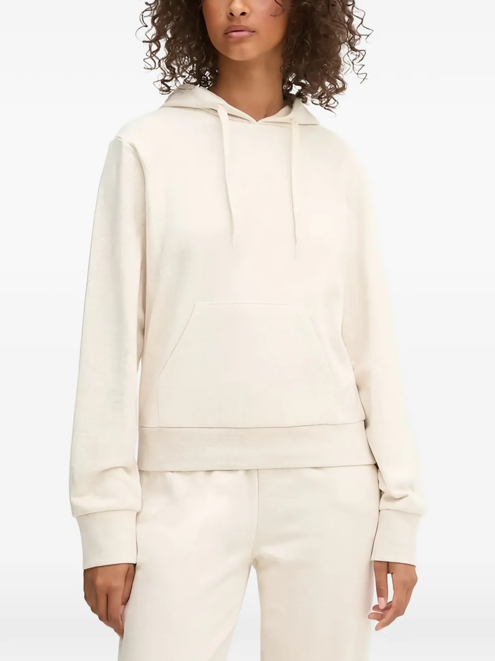 Guess Usa Long-sleeve Hoodie In Brown