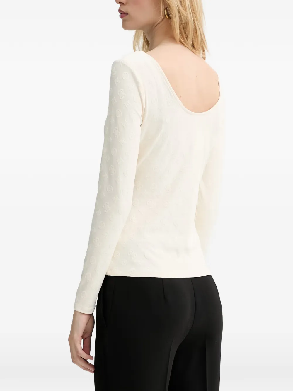 GUESS USA Top met patroon Beige
