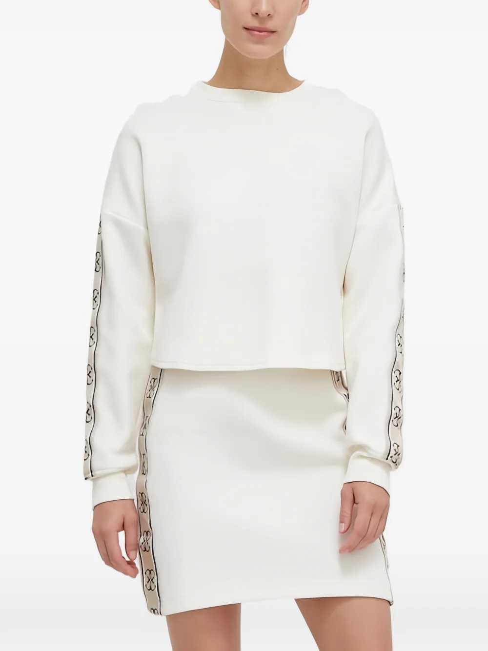 GUESS USA logo-embellishment sweatshirt - Toni neutri