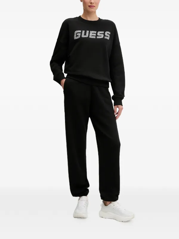 GUESS USA ロゴ スウェットシャツ | ブラック | FARFETCH JP