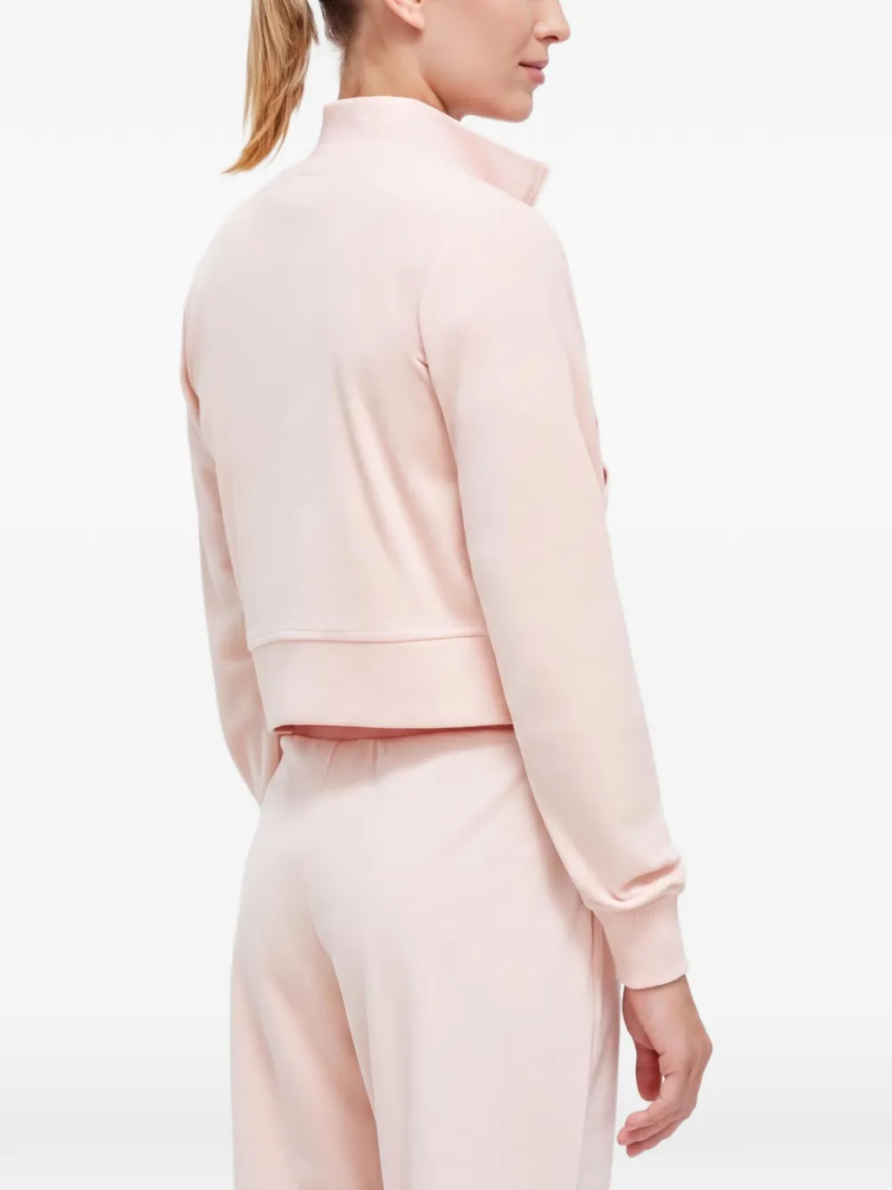 GUESS USA rhinestone-embellished cropped jacket Roze