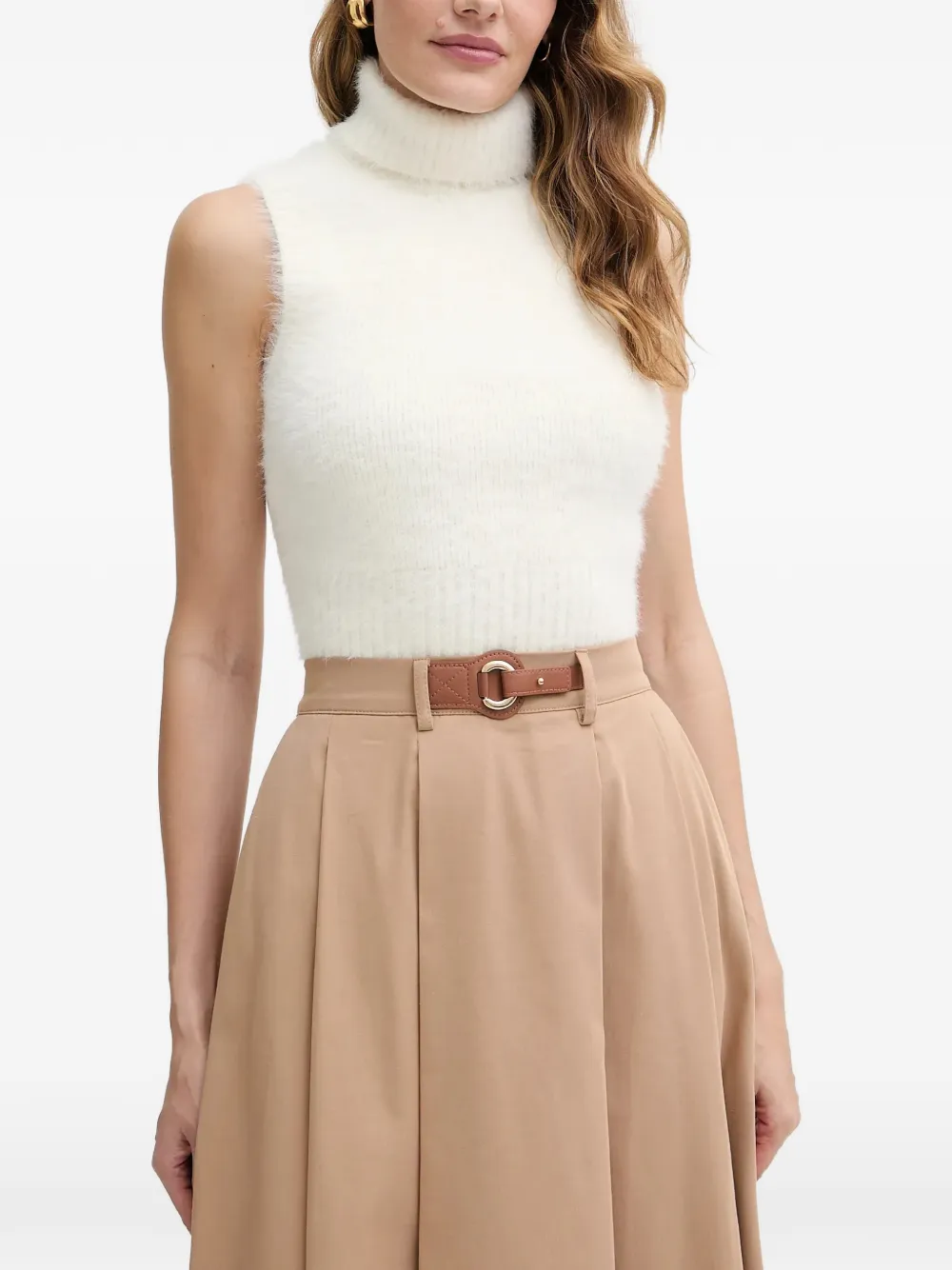 GUESS USA Mei turtleneck vest - Bianco