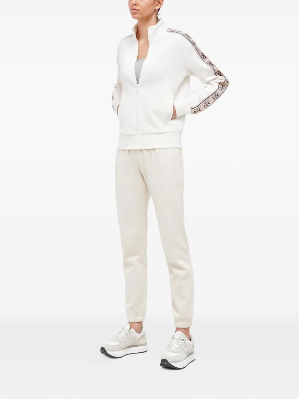 GUESS USA Sweater met logoband Beige