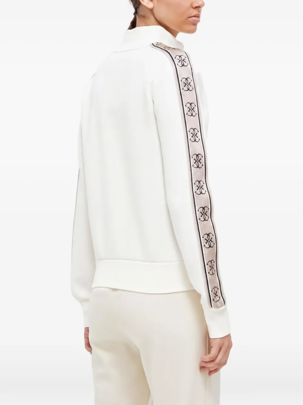 GUESS USA Sweater met logoband Beige