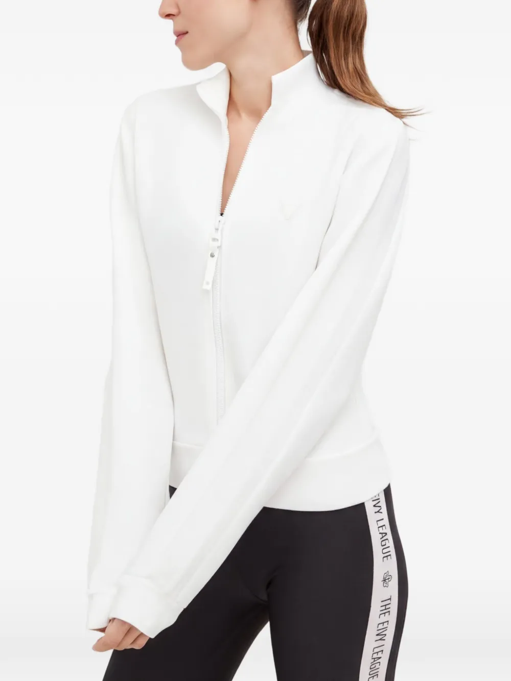 GUESS USA logo-appliqué sweatshirt - Bianco