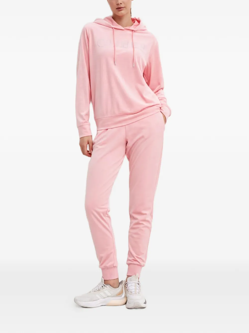 GUESS USA Hoodie verfraaid met stras Roze