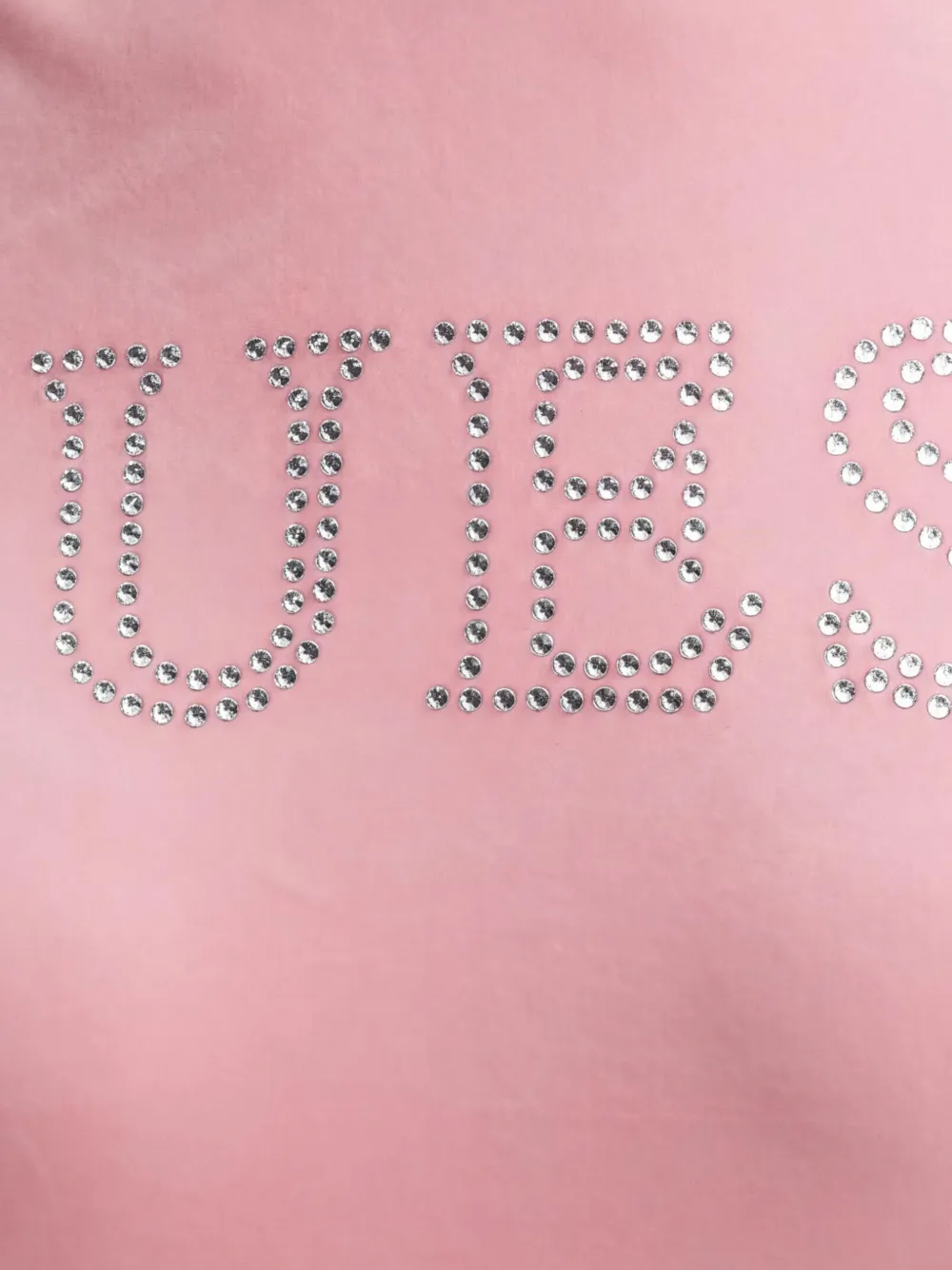 GUESS USA Hoodie verfraaid met stras Roze