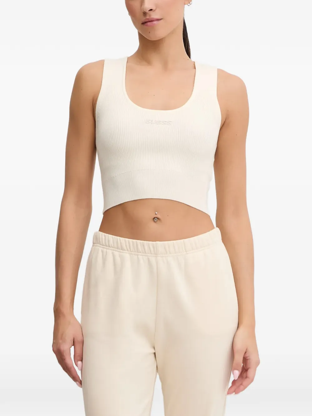 GUESS USA Top corto a coste - Toni neutri