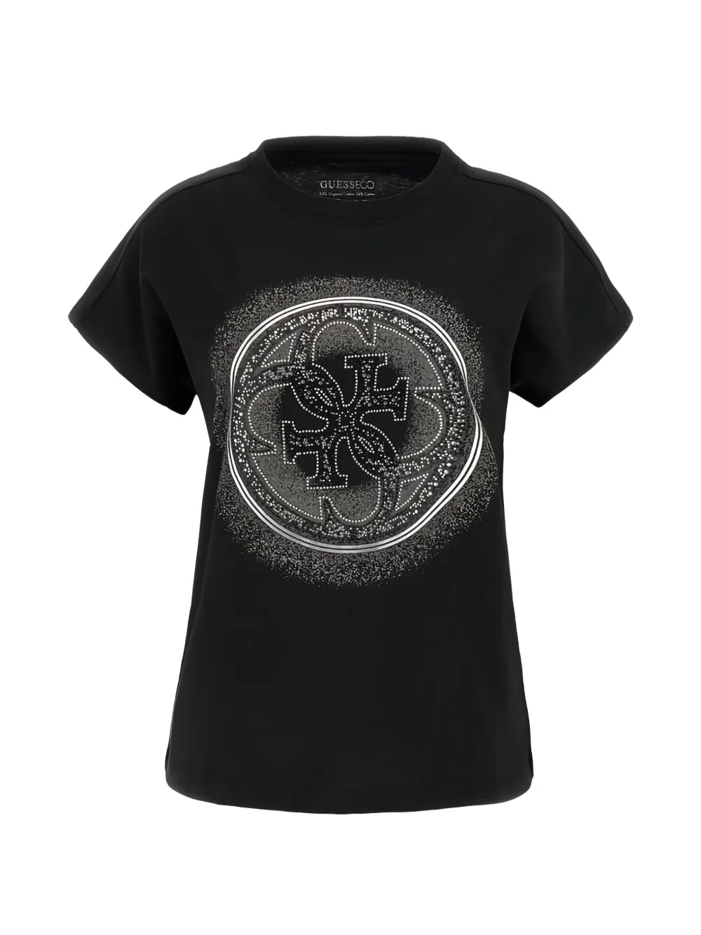 GUESS USA Slim-fit 4G logo T-shirt Blauw