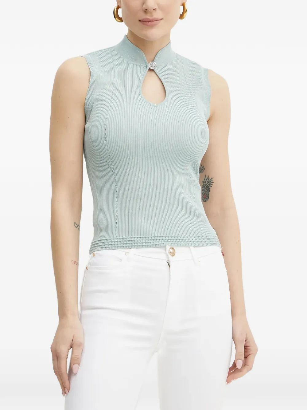 GUESS USA Geripptes Oberteil - Blau