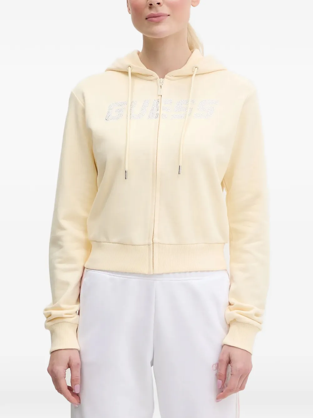 GUESS USA Primula zip-up hoodie - Giallo
