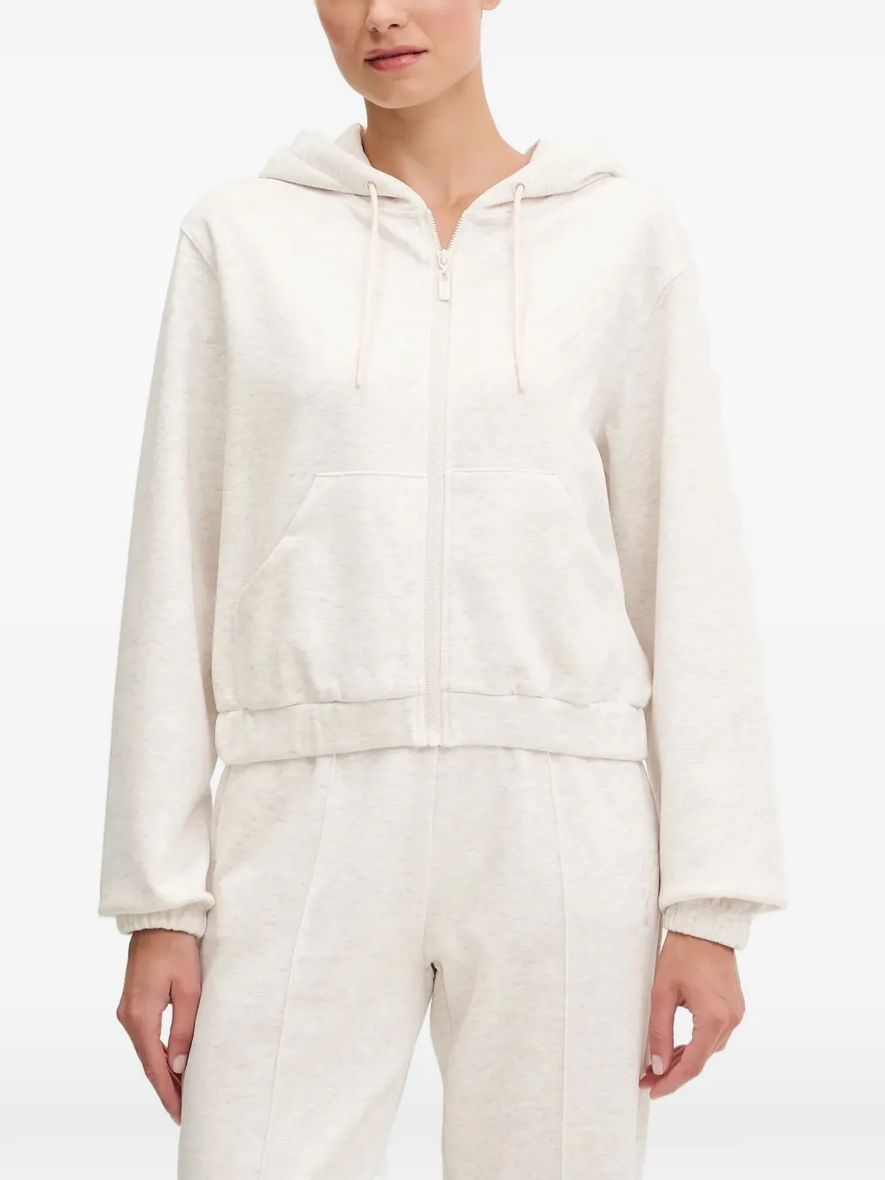 GUESS USA Top con zip e cappuccio - Toni neutri