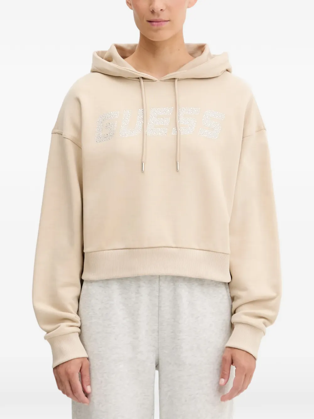 GUESS USA rhinestone hooded top - Toni neutri