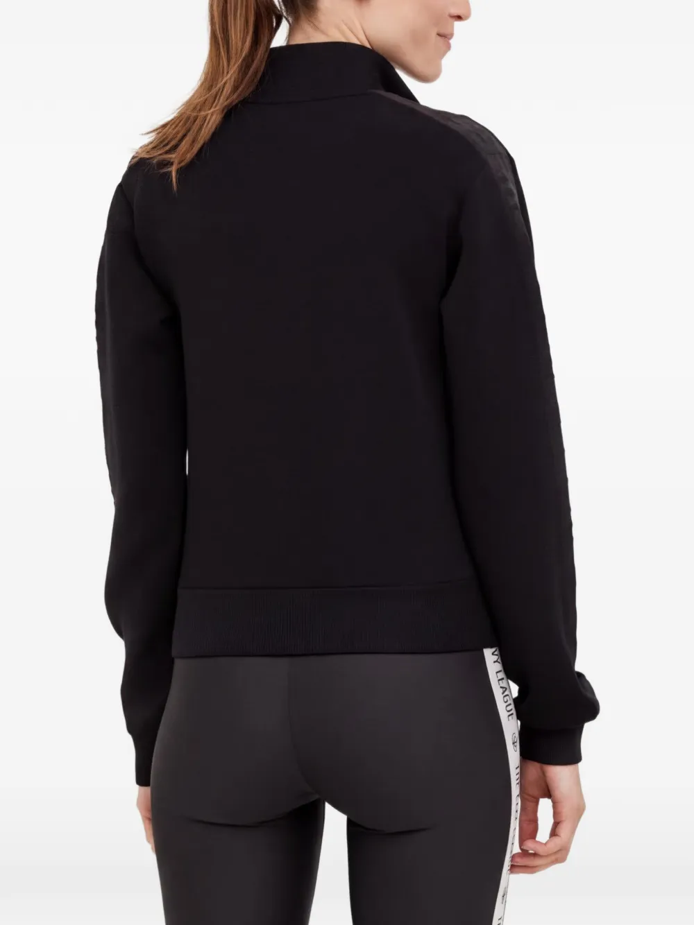 GUESS USA side logo tape sweatshirt Zwart