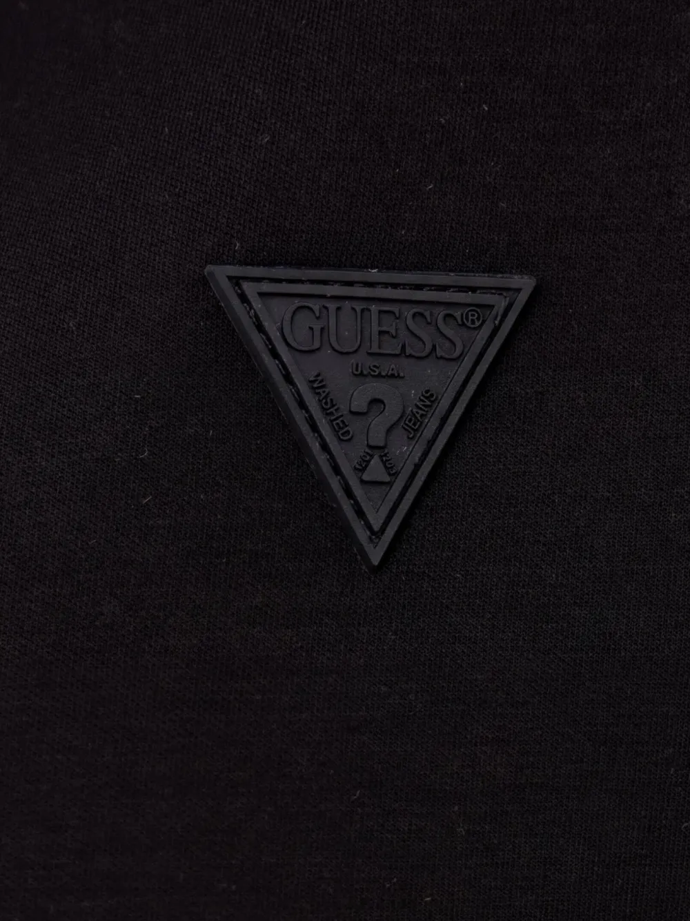 GUESS USA side logo tape sweatshirt Zwart