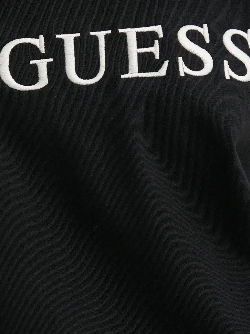 GUESS USA Sofia logo-embroidered sweatshirt Zwart