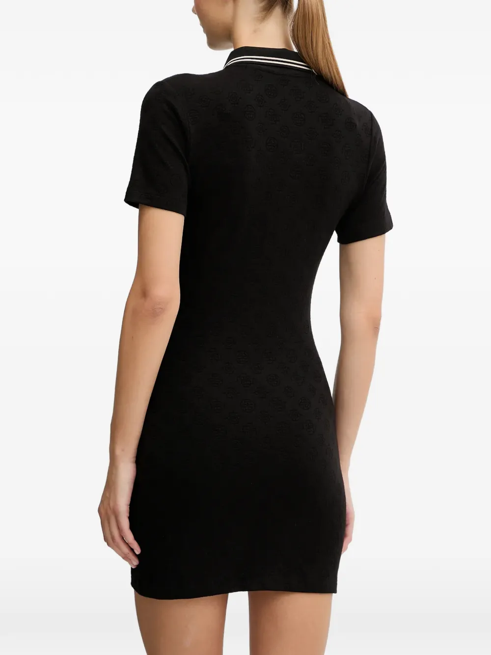 GUESS USA Peony jurk met afwerking Zwart