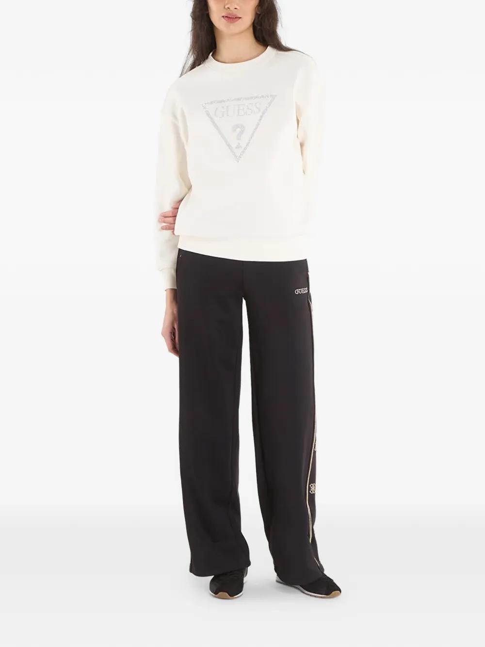 GUESS USA T-shirt met logo Wit
