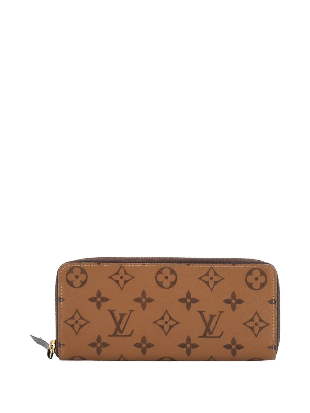 Louis Vuitton Pre-Owned Clemence Wallet Reverse Monogram Canvas small wallets - Marrone