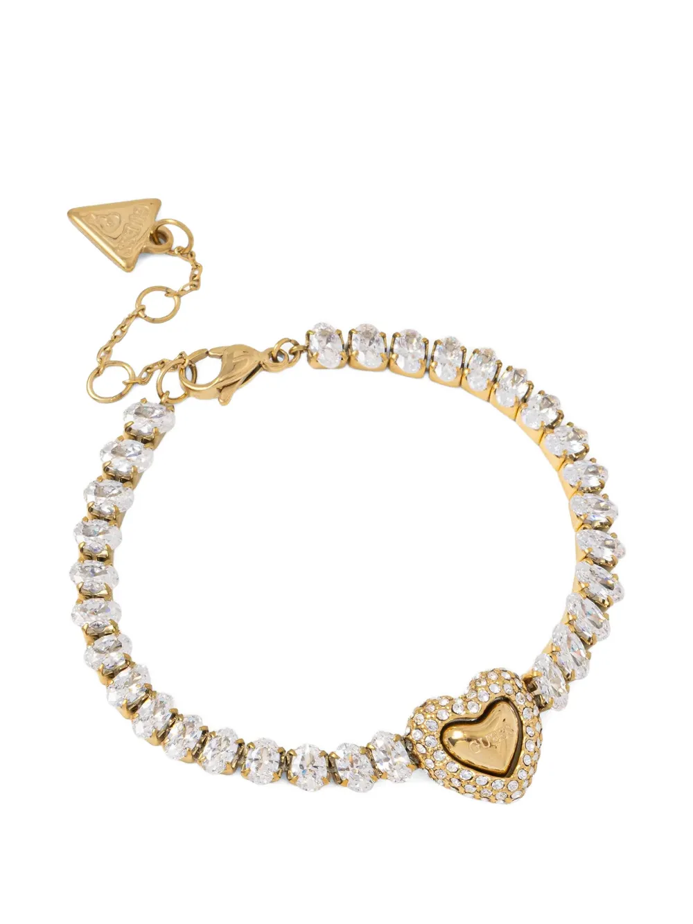 GUESS USA heart embellishment bracelet - Oro