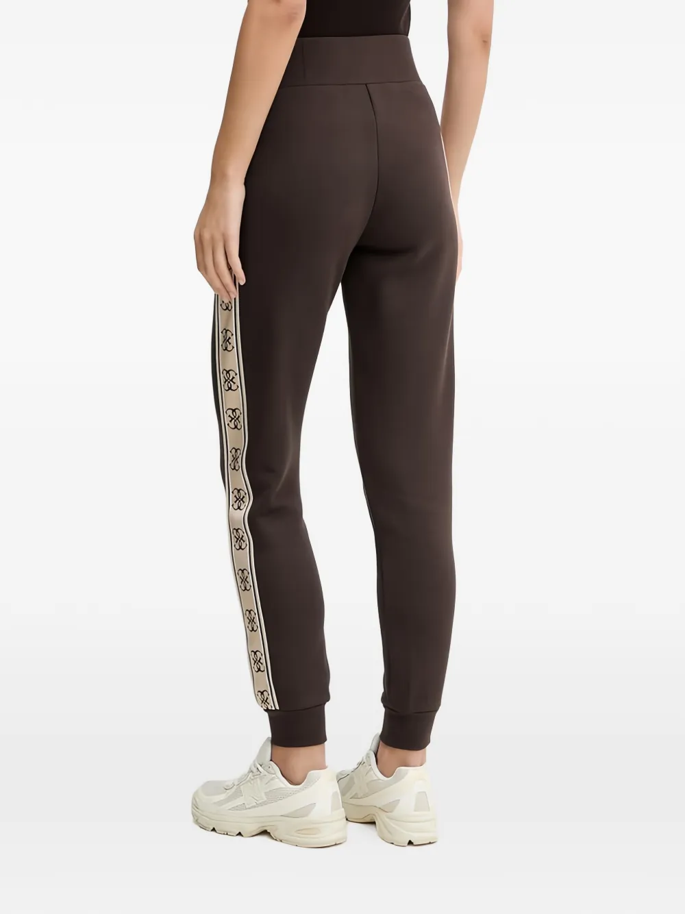GUESS USA Trainingsbroek met logoband Bruin