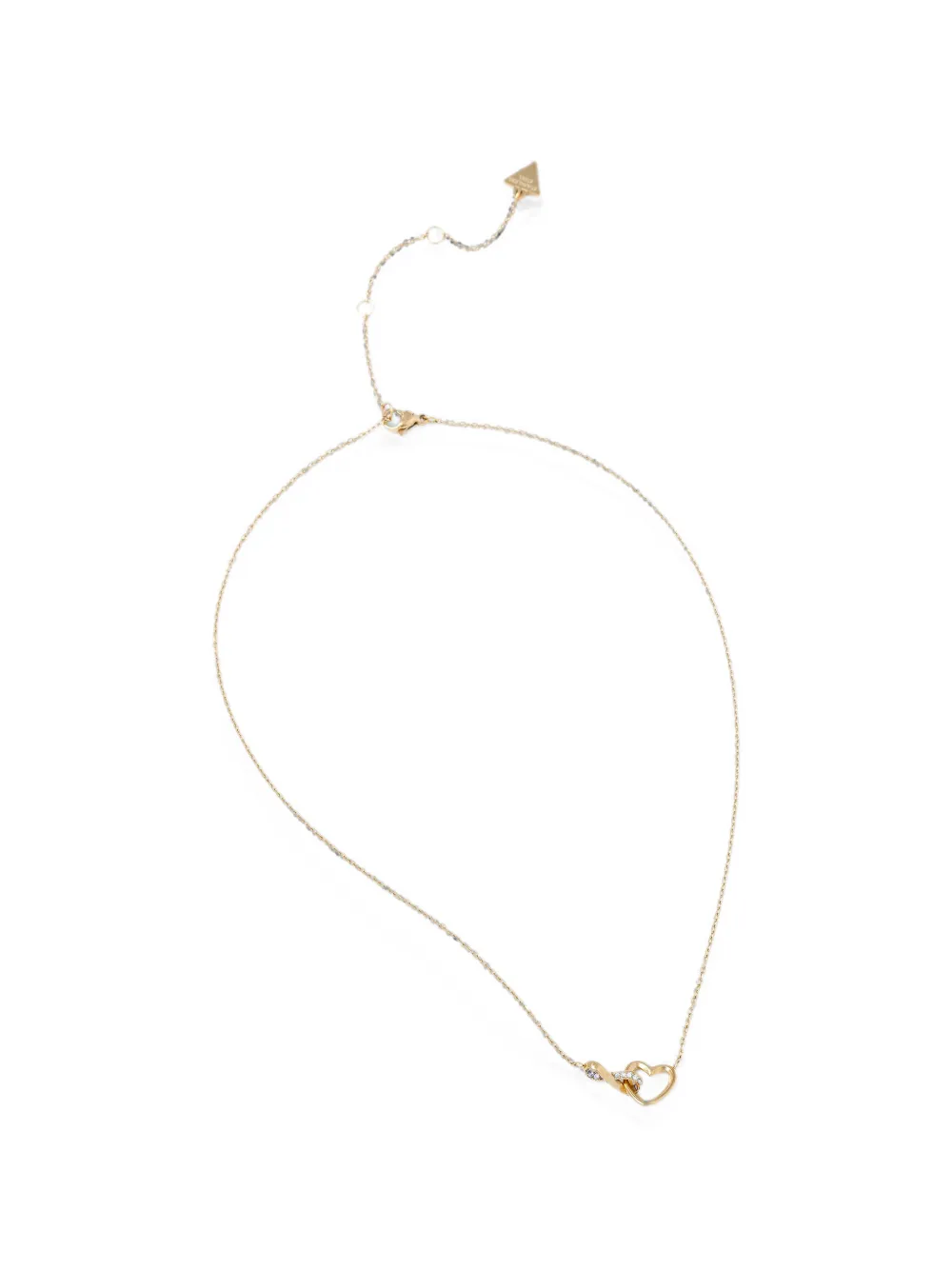 GUESS USA Collana con pendente a cuore - Oro