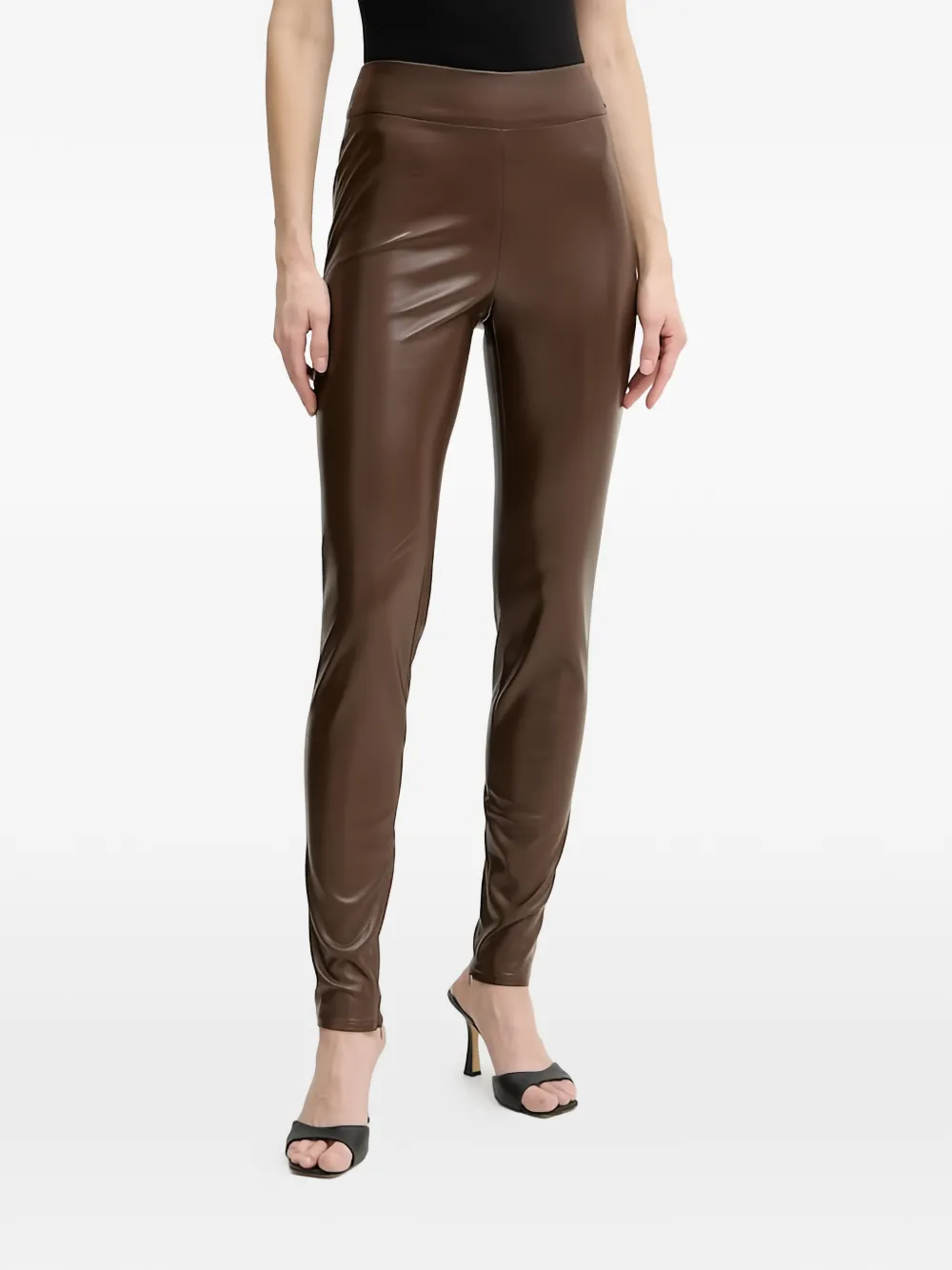 GUESS USA Prescilla fitted trousers - Marrone