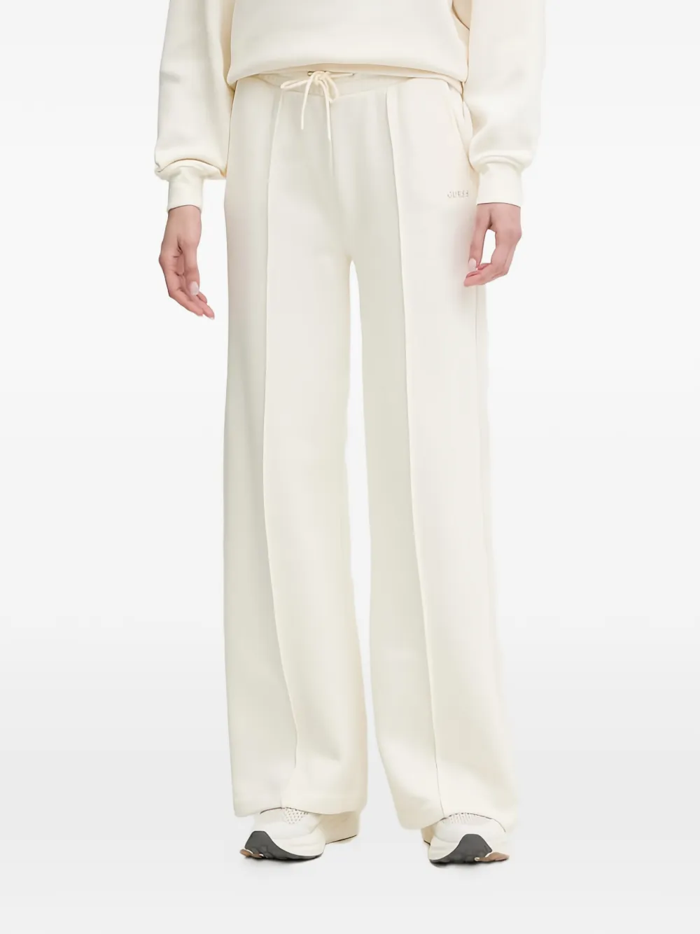 GUESS USA drawstring wide-leg trousers - Nude