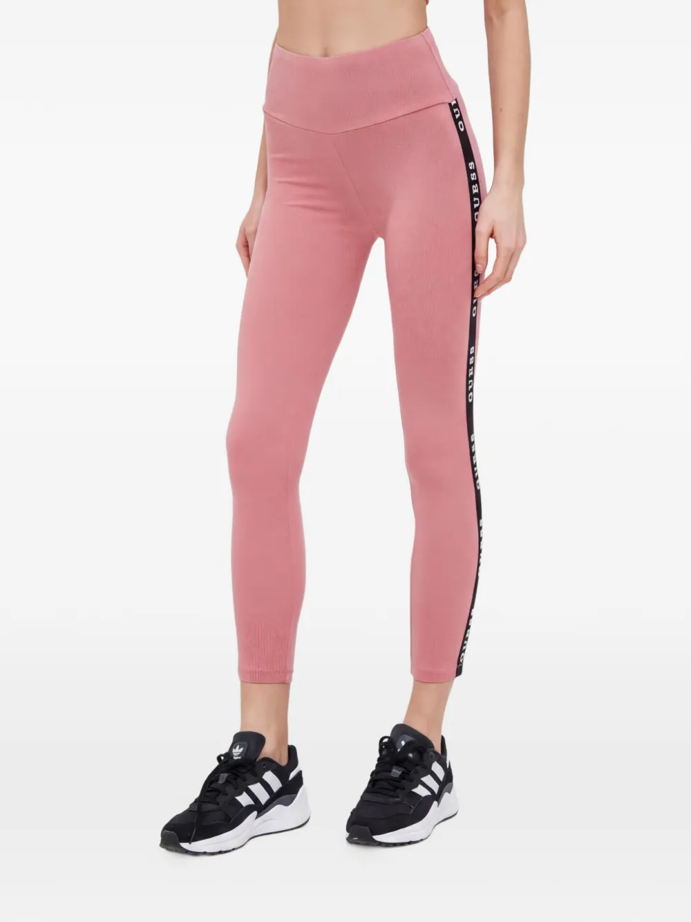 GUESS USA tape detail leggings - Rosa