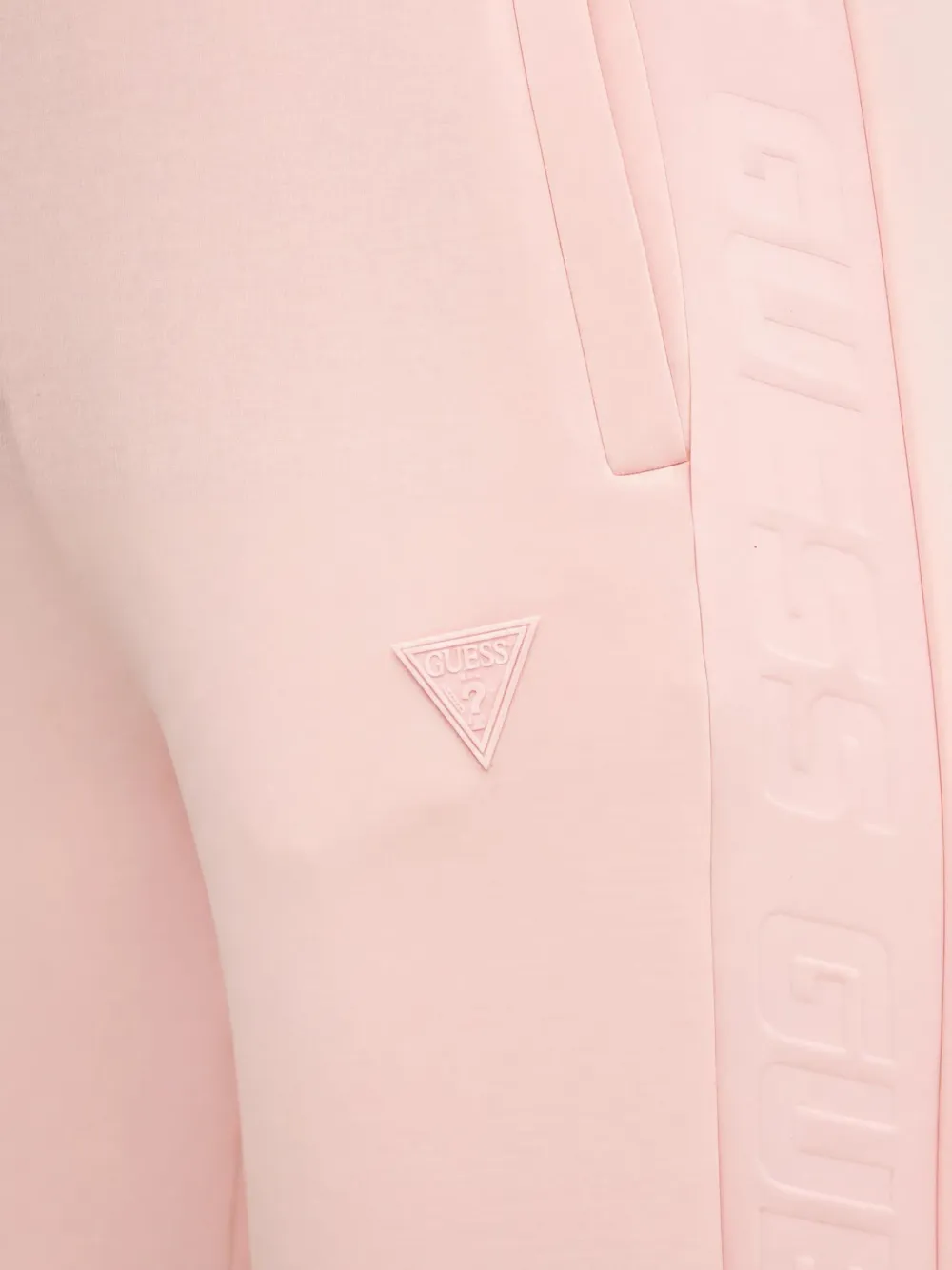 GUESS USA Broek met logodetail Roze