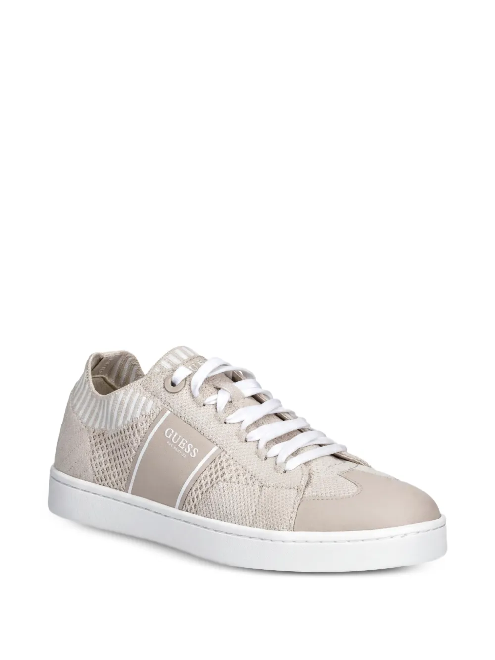 GUESS USA Jrixie sneakers met gestreept vlak Beige