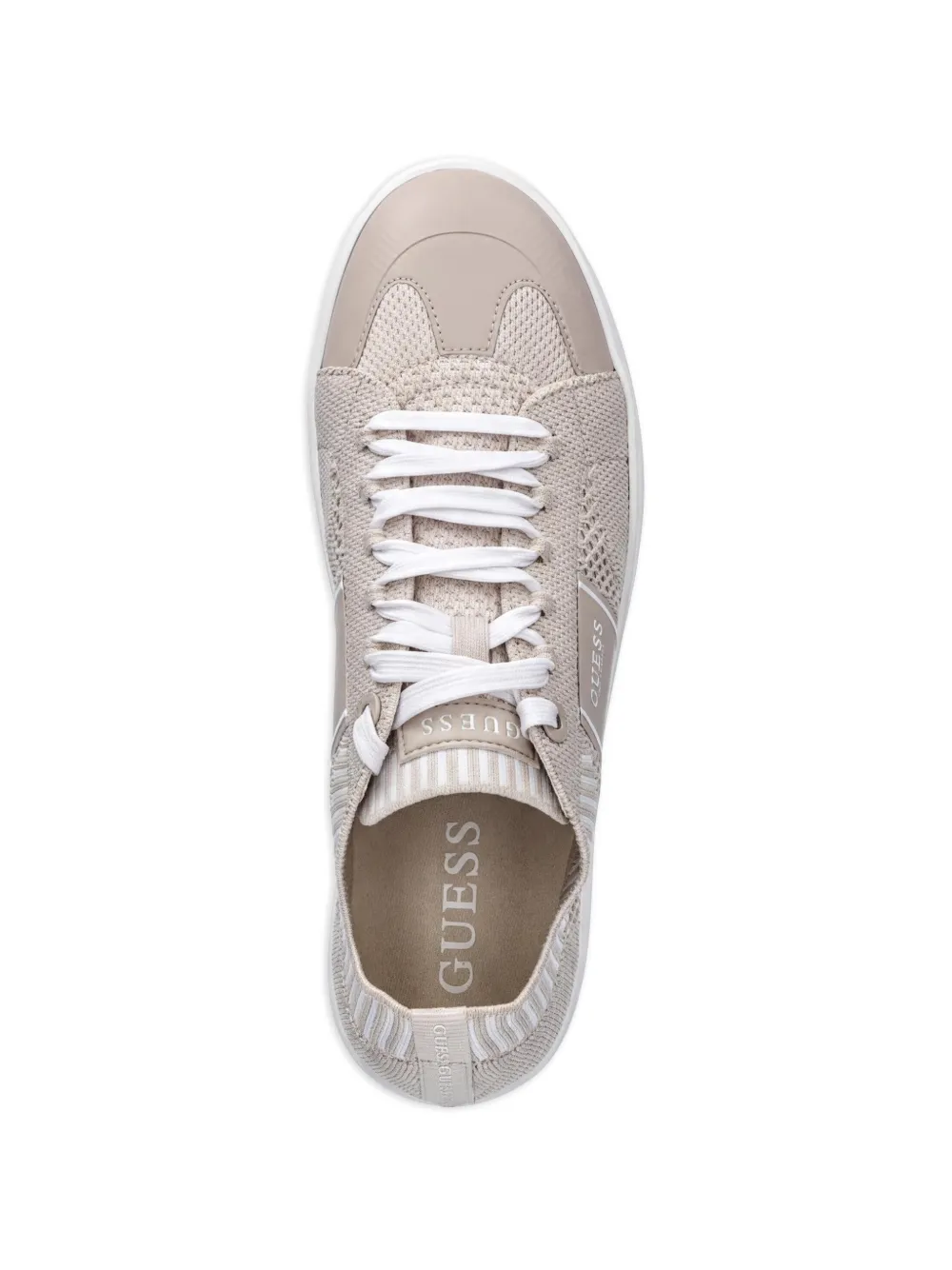 GUESS USA Jrixie sneakers met gestreept vlak Beige