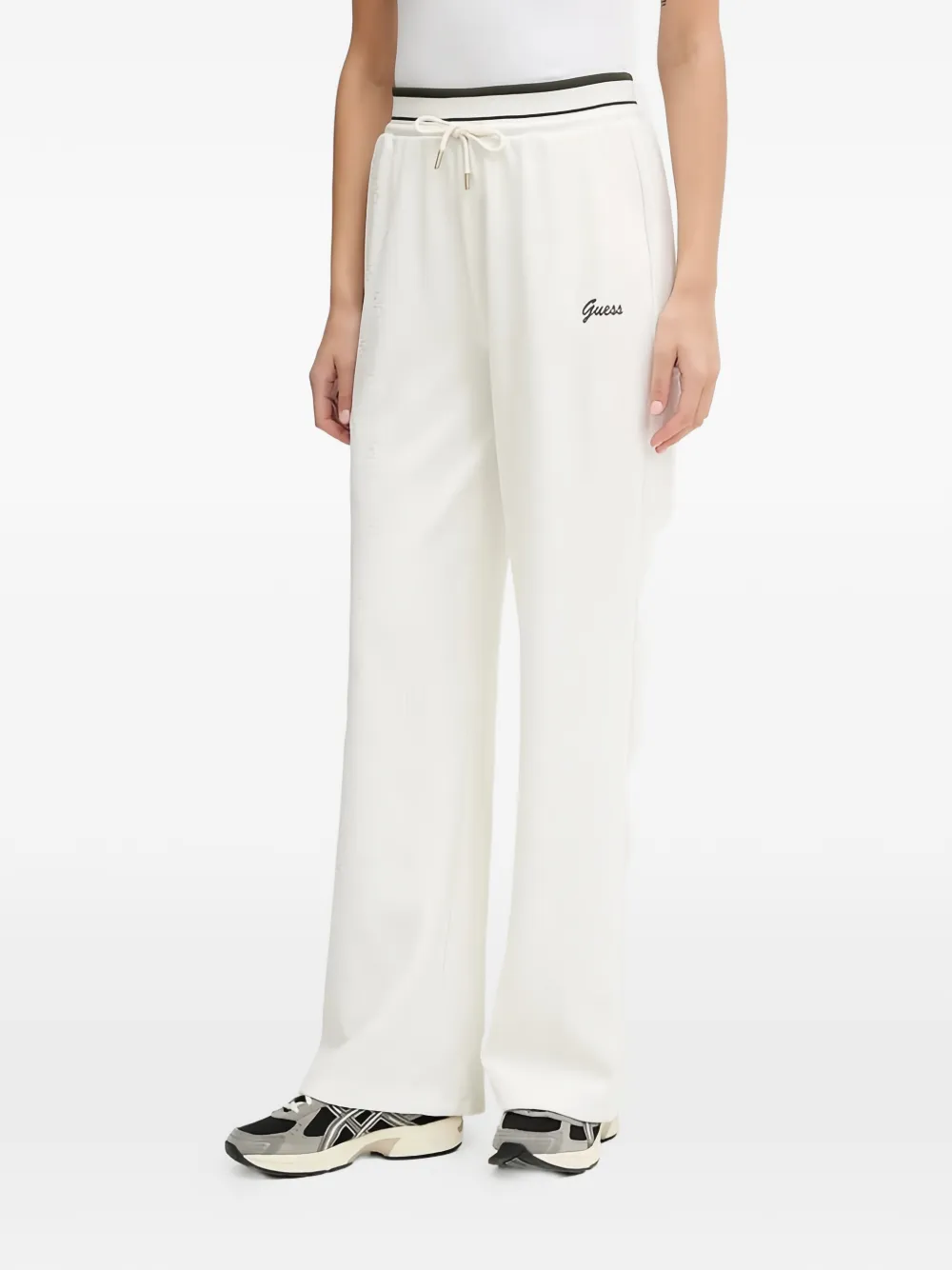 GUESS USA Paulina drawstring track pants - Toni neutri