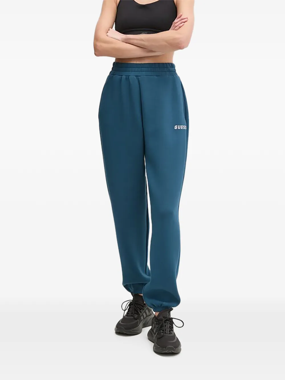 GUESS USA logo track pants - Blu
